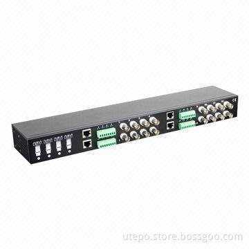 16-channel Passive Video Transceiver for CCTV Accessories, Interference Rejection for CCTV
